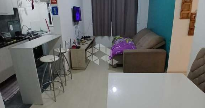 Apartamento 2 dormitórios, sala e Lavanderia integrado com cozinha estilo americana, à venda no Bairro São José/Canoas. Aceita fincanciamento FGTS