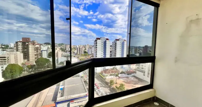 Apartamento 2 dormitórios no Centro de Novo Hamburgo: sala, cozinha, sacada, elevador. Aceita Financiamento FGTS.