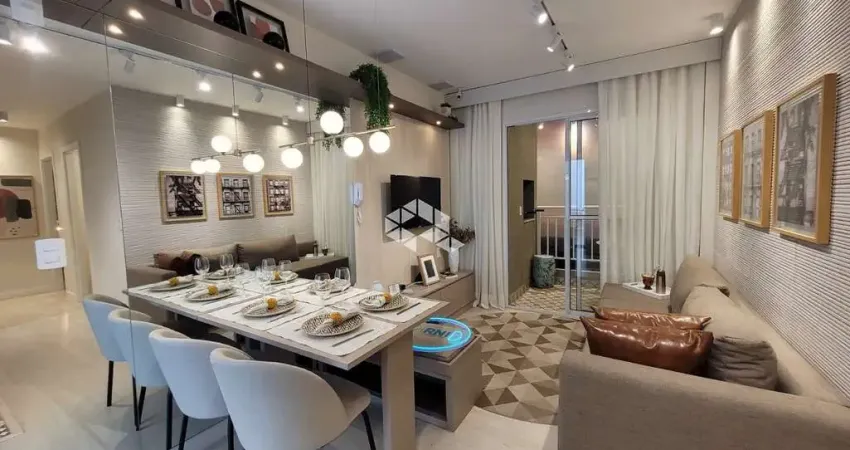 Apartamento à venda no bairro Igara em Canoas RS - 2 dormitórios, sacada com churrasqueira, vaga coberta - Aceita financiamento