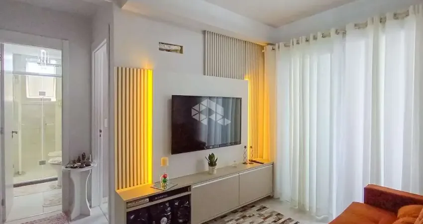 Apartamento 2 dormitorios, semi mobiliado, sacada fechada com churrasqueira, 1 vaga de garagem, centro canoas.