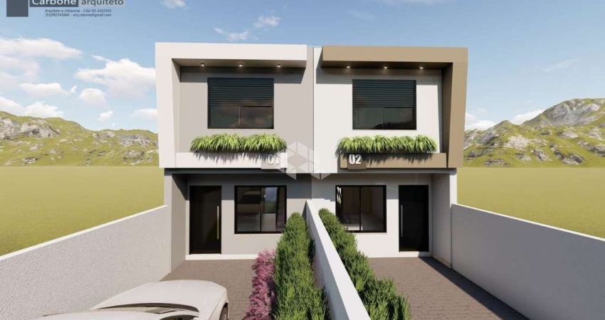 Sobrado novo com 65,80 m² e 2 dormitórios - São José, Canoas/RS.