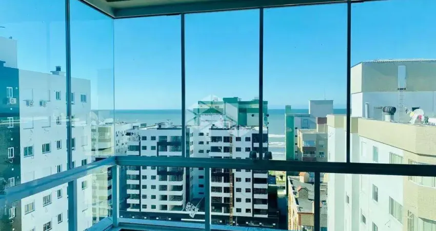 Apartamento 02 dormitórios, 01 suíte, sacada de frente, 01 banheiro social em capão da canoa!