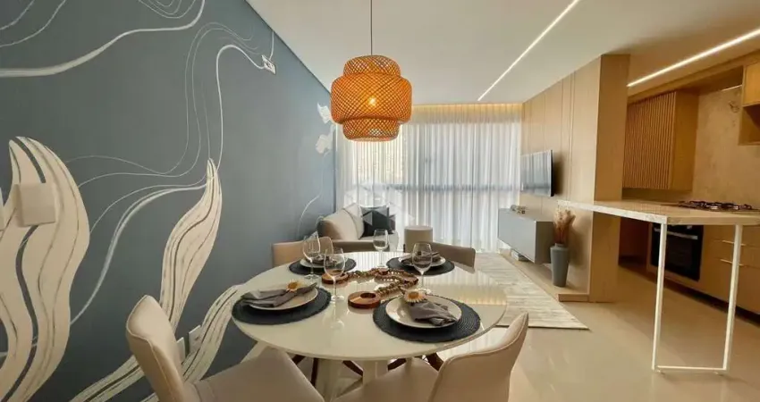 Apartamento à venda em capão da canoa com 2 quartos 1 suíte, mobiliado, sacada fechada e infraestrutura completa