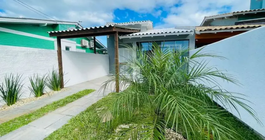 Casa geminada dois dormitórios semimobiliada na zona nova