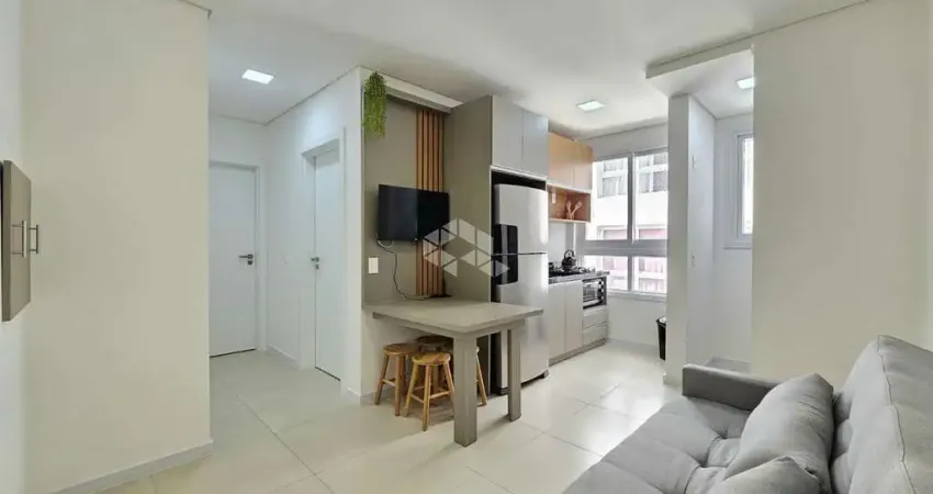 Apartamento de 2 dormitórios mobiliado e decorado com box/vaga de garagem na navegantes em capão da canoa