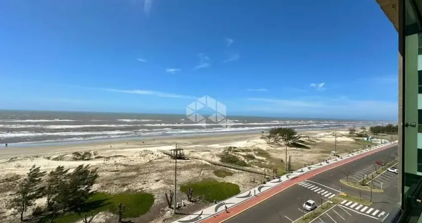 Apartamento de 3 dormitórios mobiliado 2 box/vaga de garagem com vista 180º para a orla na beira mar em capão da canoa