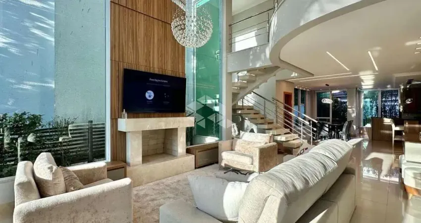 Sobrado com 4 suítes mobiliado e decorado e reformado com vaga para 2 carros no condomínio fechado condado de capão !