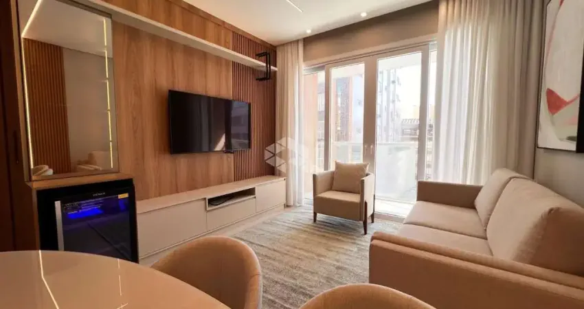 Apartamento com 2 dormitórios 1 suíte mobiliado com box/vaga de garagem na zona nova em capão da canoa