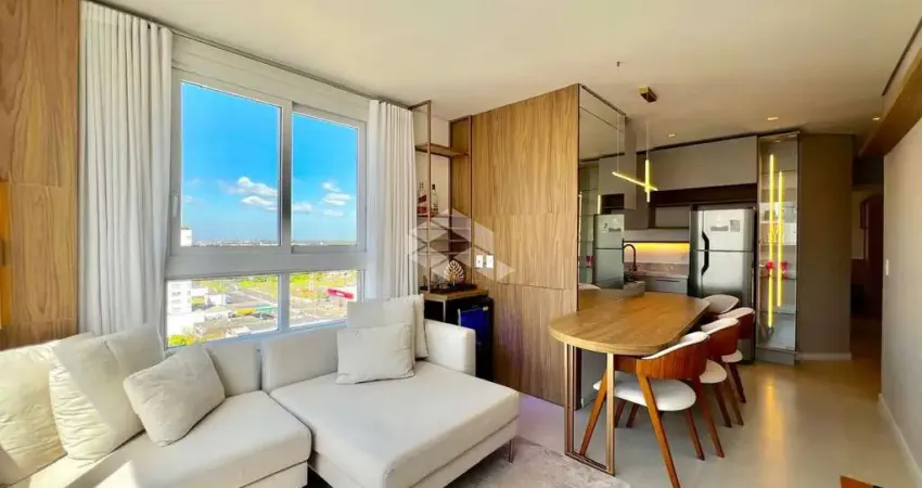 Apartamento com 2 dormitórios 1 suíte mobiliado com box/vaga de garagem no bairro navegantes em capão da canoa