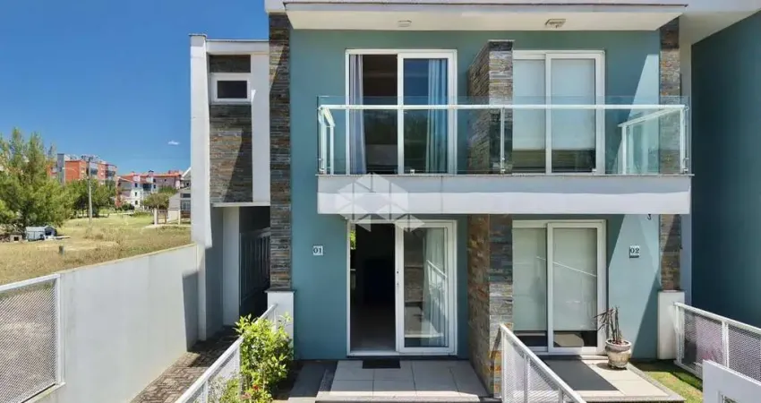 Casa sobrado beira mar de 2 quartos 1 suíte mobiliado em capão novo