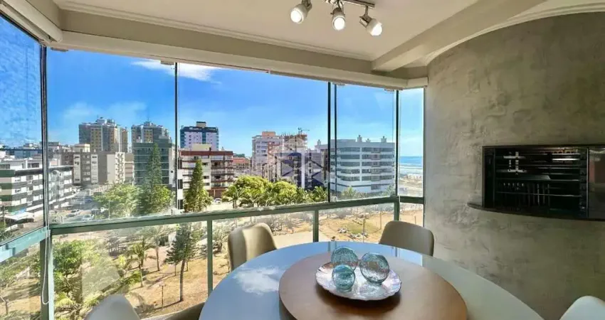 Apartamento com 3 dormitórios 1 suíte mobiliado com box/vaga de garagem na praça do farol em capão da canoa