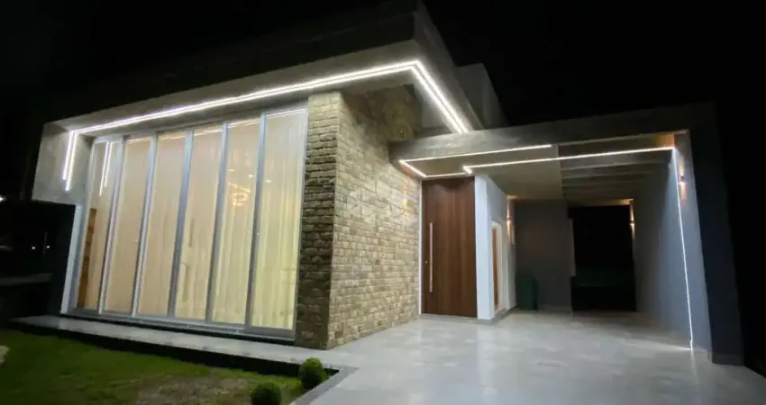 Casa térrea em condomínio com 4 suítes mobiliada e decorada no terrasul em capão da canoa