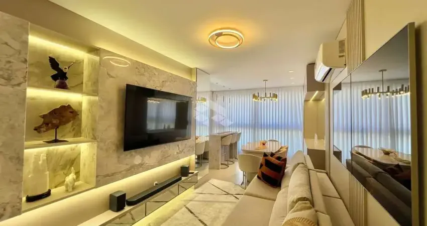 Apartamento de 3 dormitórios 1 suíte mobiliado com box/vaga de garagem no bairro navegantes em capão da canoa