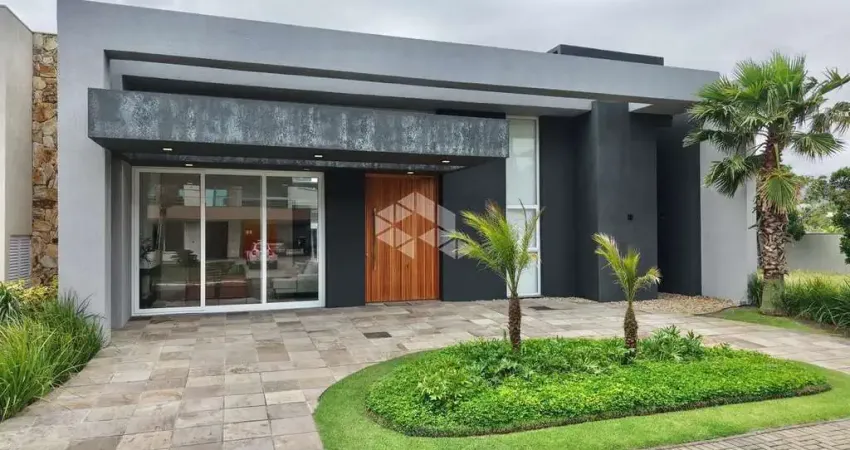 Casa em condomínio nova com 4 suítes mobiliada com piscina em capão da canoa