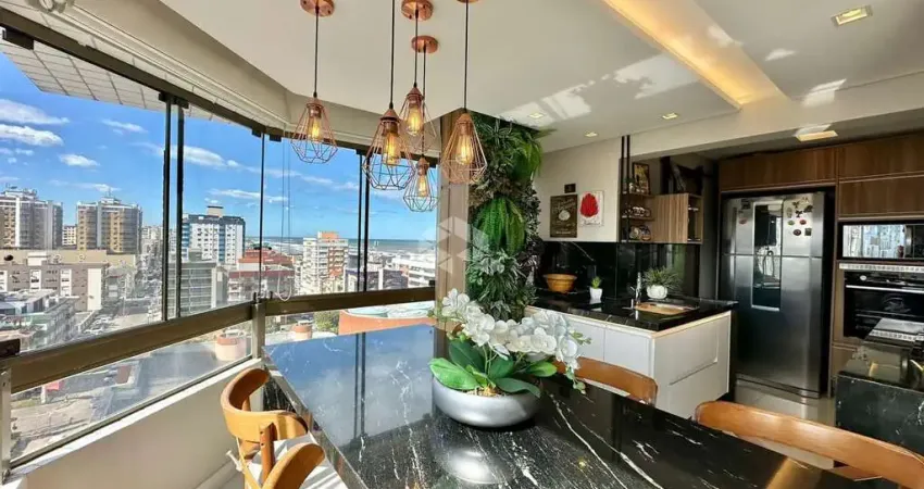 Apartamento com 3 dormitórios sendo 2 suítes e uma master mobiliado com vista mar no coração de capão da canoa!