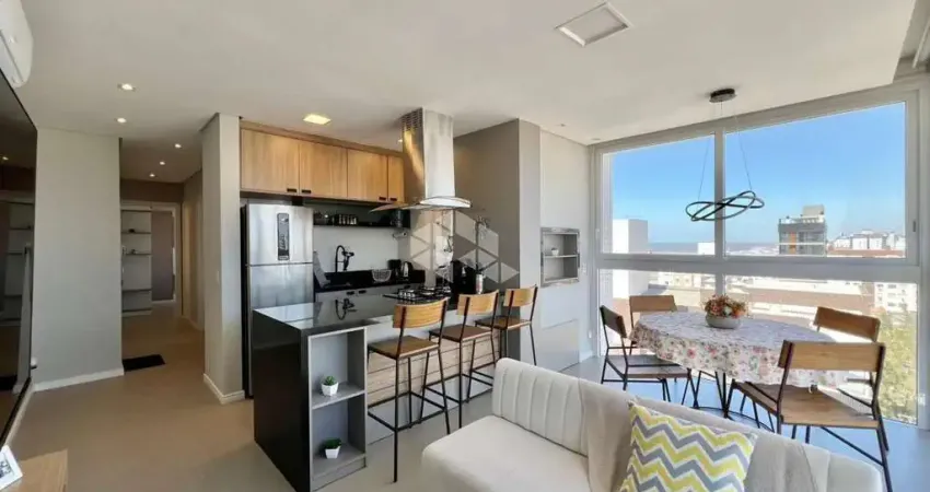 Apartamento 2 dormitórios/quartos, mobiliado e decorado, prédio com infra completa na Zona Nova em Capão da Canoa