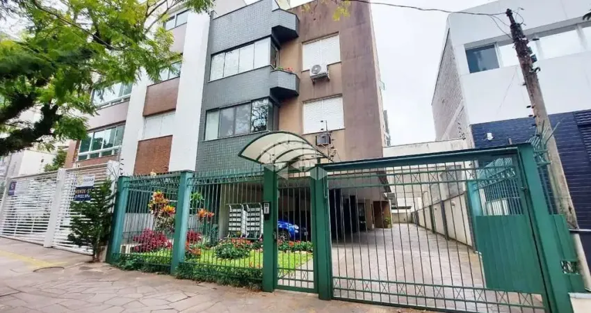 APARTAMENTO À VENDA NO BAIRRO HIGIENÓPOLIS, COM 1 DORMITÓRIO, SACADA, CHURRASQUEIRA, ÁGUA QUENTE, ELEVADOR E VAGA DE GARAGEM