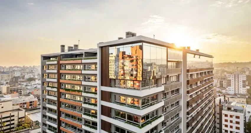 APARTAMENTO À VENDA NO BAIRRO MENINO DEUS, COM 1 DORMITÓRIO, CHURRASQUEIRA, VAGA DE GARAGE E INFRA COMPLETA