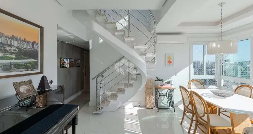 Cobertura duplex com 03 dormitórios 01 suíte com 03 vagas - petrópolis