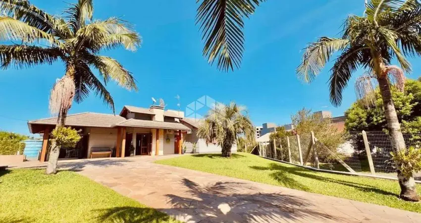 Magnífica casa mobiliada com 04 dormitórios sendo 01 suíte em amplo terreno de 1.738m² no bairro primavera na cidade de dois irmãos/rs.