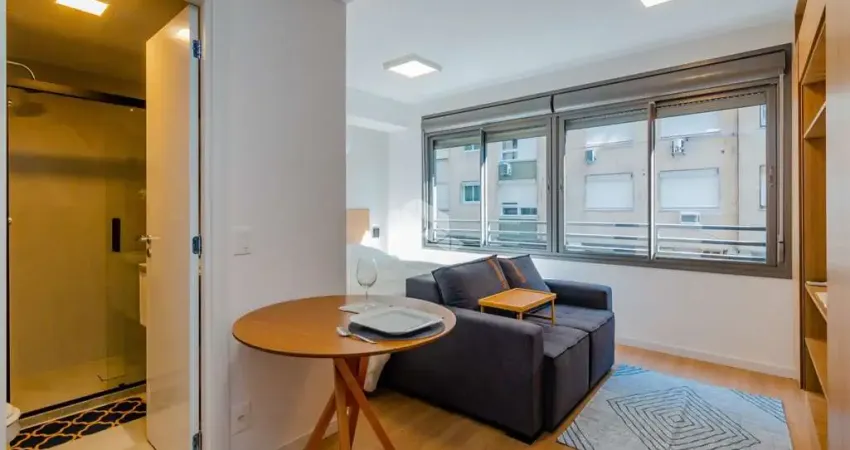 Apartamento 1 dormitório, 27m2, vaga, no Centro Histórico em Porto Alegre.