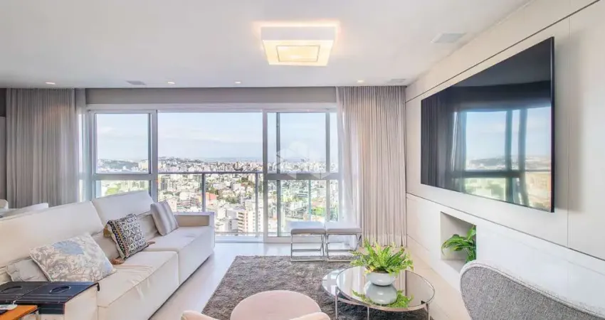 Vista panorâmica, lareira, churrasqueira e 3 suítes: tudo isso em um dos pontos mais altos de porto alegre. viva o incomparável