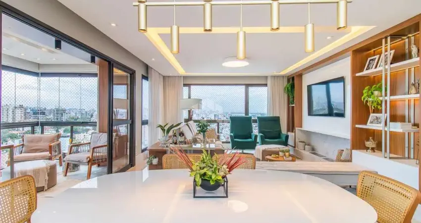 Apartamento exclusivo, decorado com requinte e uma vista incrível no higienópolis!