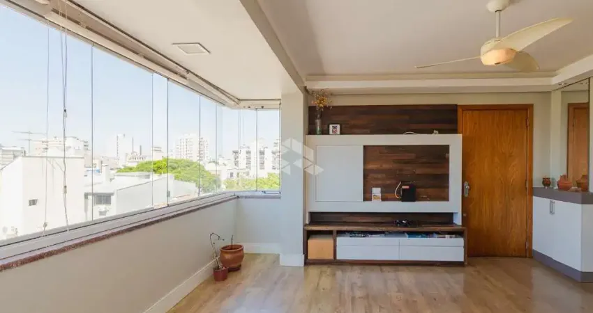 Apartamento semimobiliado 2 dormitórios 1 suíte 1 vaga no Bairro Rio Branco