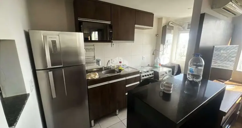 Apartamento à venda semi mobiliado, 2 dormitórios, 1 vaga e infra - azenha - porto alegre / rs