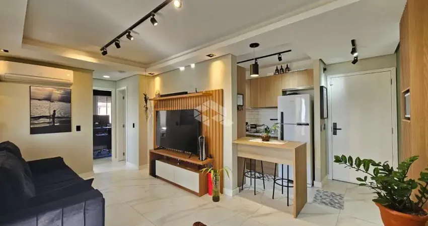 Apartamento  diferenciado, todo senimobiliado 2 dormitórios, no Condomínio Cromo, Humaitá, Porto Alegre