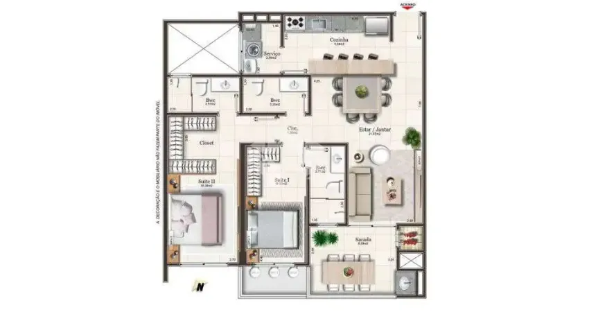 Apartamento com 2 quartos à venda na Avenida Salvador Di Bernardi, 855, Campinas, São José