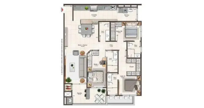 Apartamento com 3 quartos à venda na Avenida Salvador Di Bernardi, 855, Campinas, São José