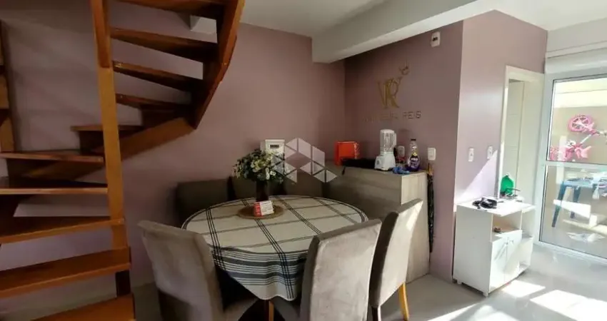 Sobrado de dois quartos, semi mobiliado com churrasqueira no bairro américa