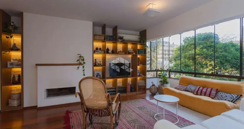 Apartamento com 3 quartos à venda, 122m² - 2 vagas de garagem, elevador no bairro petrópolis em porto alegre - rs.