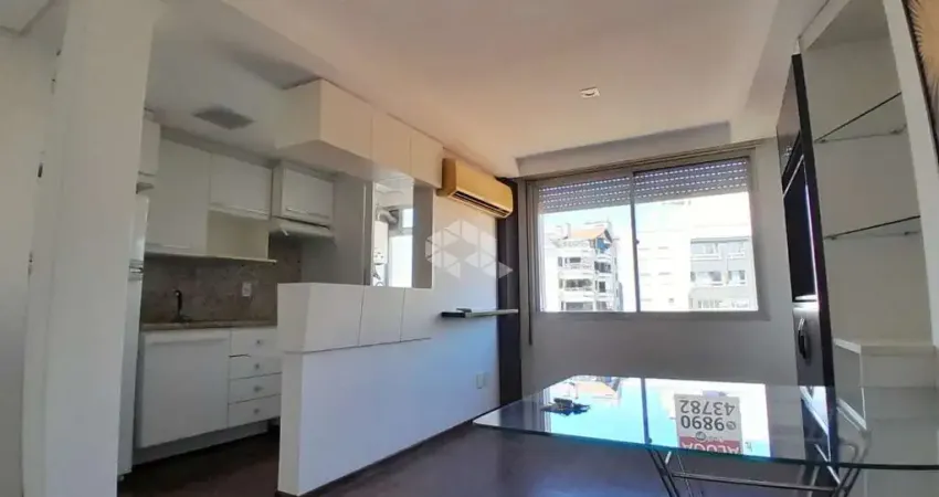 Apartamento à venda semi mobiliado 1 domitório com vaga no bairro higienópolis.