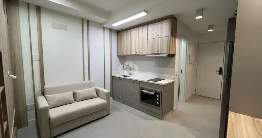 Studio com vista panorâmica e lazer completo no centro de florianópolis