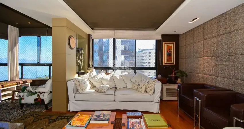 Cobertura duplex com 4 quartos 2 suítes 3 vagas mobiliado com vista para o mar na agronômica florianópolis