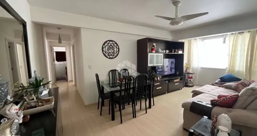 Apartamento 2 quartos semimobiliado com vista e 1 vaga no centro de florianópolis