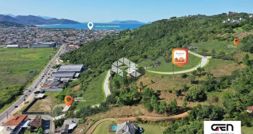Terreno exclusivo em garopaba com vista panorâmica do por do sol  e lotes com vista da lagoa, mar e centro!