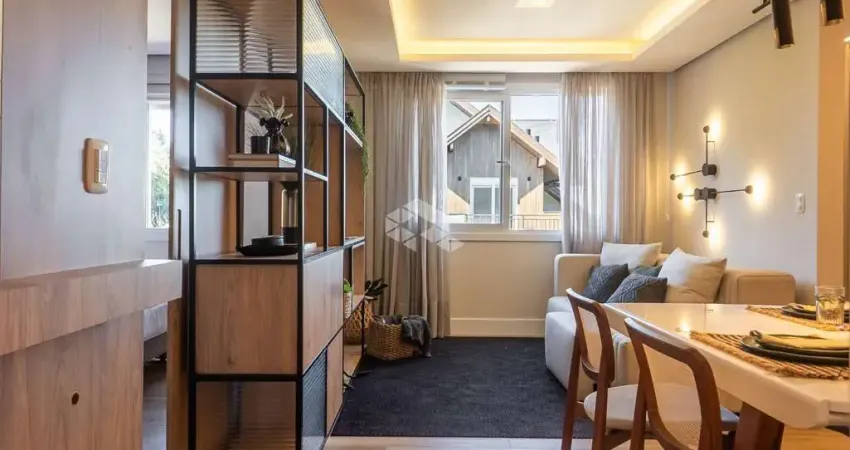 Apartamento 1 dormitório/suíte, 48,36m², 1 vaga no Bairro Bavária em Gramado