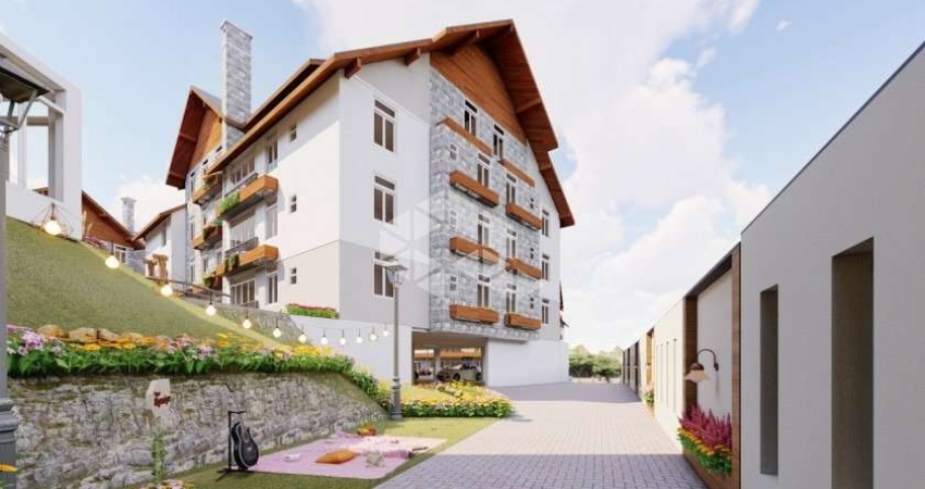 Apartamento com 01 dormitório, uma vaga de garagem, 28,98m² privativos, no Centro de Gramado