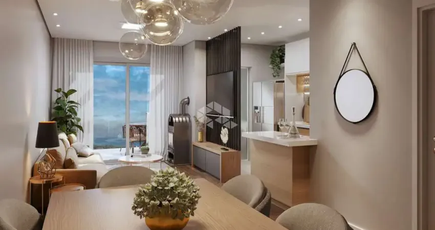 Apartamento 2 suítes + lavabo, 87,60m² privativos, 1 vaga de garagem, no bairro central,