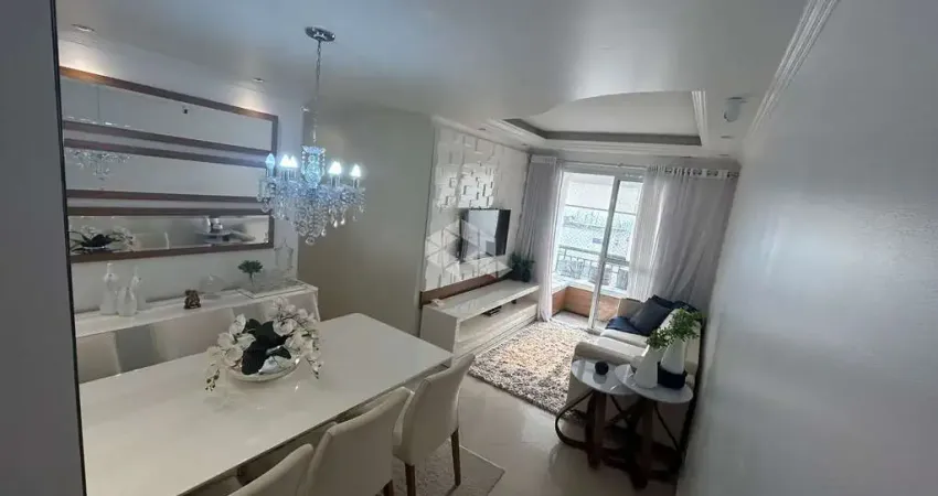 Apartamento 74m² no condomínio piazza pozelli - 3 dormitórios, 1 suíte, 2 vagas, mobiliado