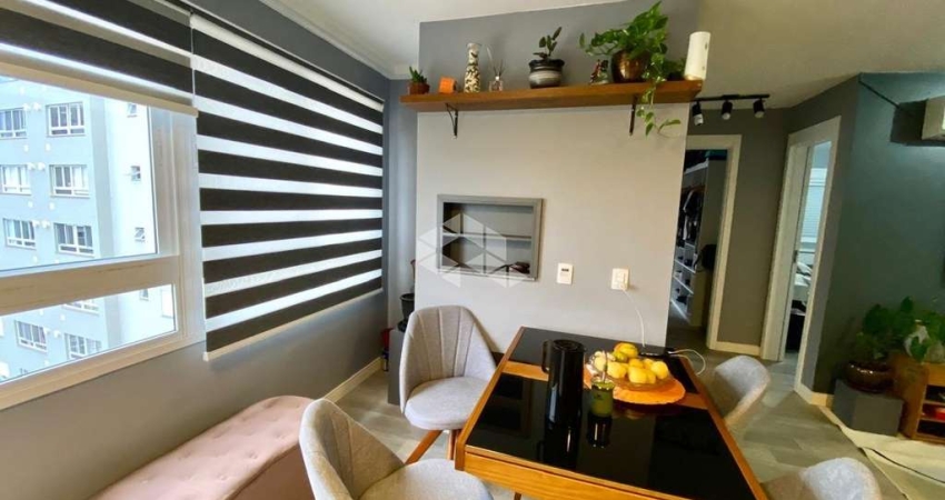 Apartamento dois quartos mobiliado no bairro Fatima, Canoas.