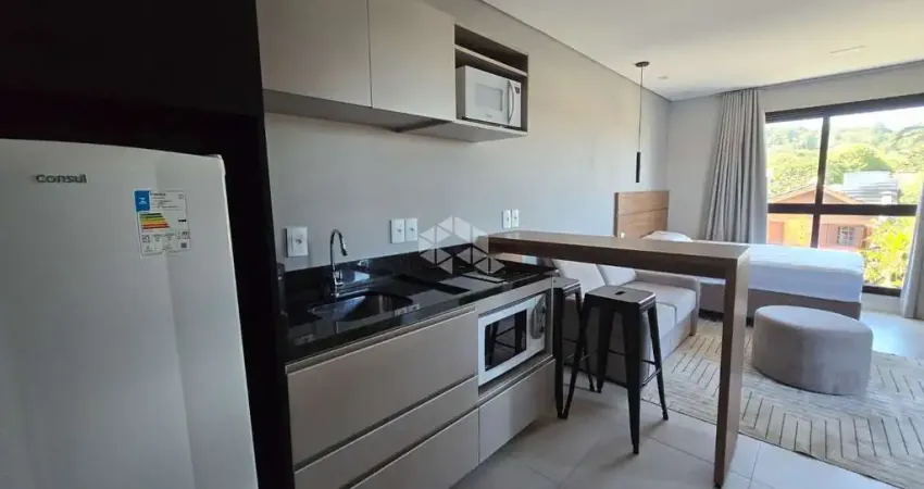 Apartamento jk / stúdio 36,93m² - mobiliado junto a feevale em novo hamburgo