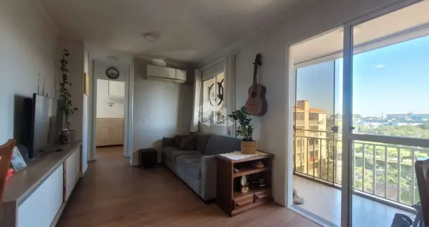 Apartamento de 2 dormitórios e 2 vagas de garagem, no bairro Humaitá, em Porto Alegre.