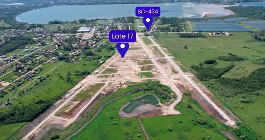 Terreno 300m2 loteamento reserva do lago campo d'una - imbituba/sc