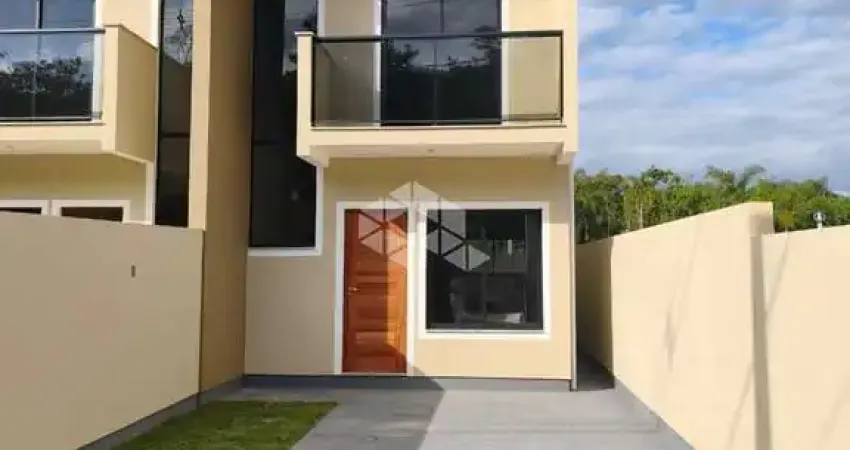 Sobrado 01 com 2 suítes no loteamento novo horizonte - forquilhas