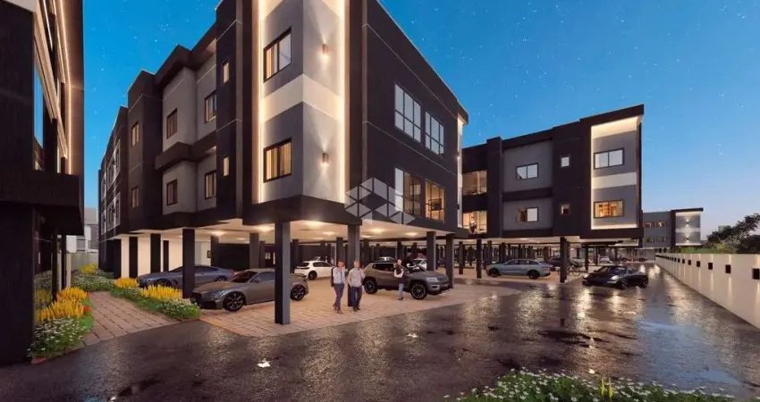 Apartamento de 1 dormitório com 1 vaga de garagem em porto belo a 8 km do mar