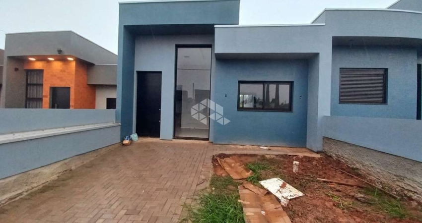 Casa 3 dormitórios, 1 banheiro sala e cozinha integradas, com 73,21 m² privativos,  Estância Velha, aceita financiamento bancário.